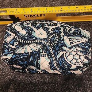 NEW Vera Bradley Medium Travel Cosmetic in Shore Enough